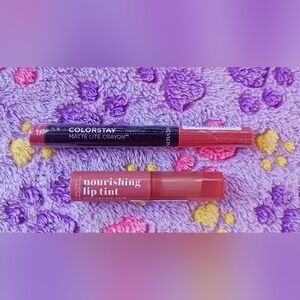 Revlon ColorStay Matte Lite Crayon & Nourishing Lip Tint - Pink Delight